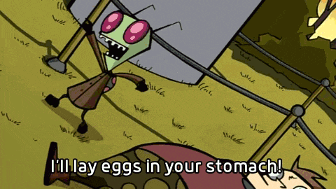 Invader Zim Eggs GIF
