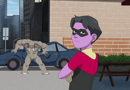 Invincible Kid Omni Man GIF