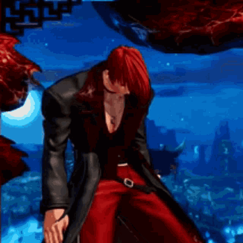 Iori Yagami Laugh GIF. This 498 x 498 animated GIF is part of our iori yagami collection. Created by The_Punisher_Br. View the original animation, share it…