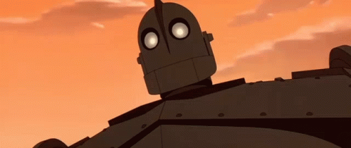 Iron Giant Head GIF. This 498 x 210 animated GIF is part of our shaft head tilt collection. Related themes include confused, what. Created by sigmapoopoo…