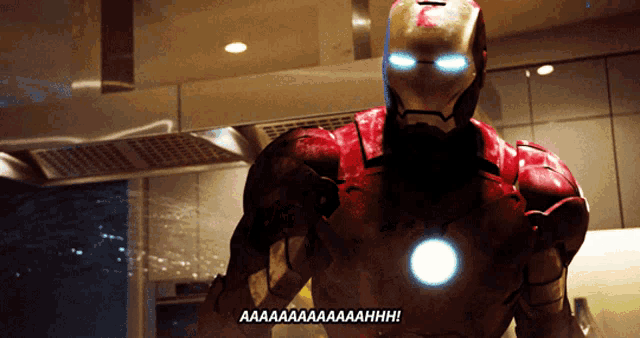 Iron Man Ahhh GIF