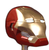 Iron Man Helmet 3d Model Sticker