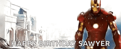 Iron Man Robert Downey Jr GIF. This 498 x 204 animated GIF is part of our happy birthday avengers collection. Related themes include iron man. Created by…