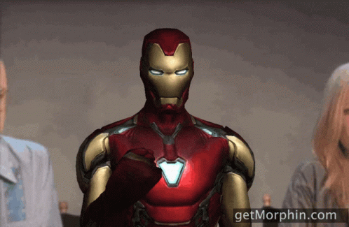 Ironman Marvel GIF. This 498 x 325 animated GIF is part of our happy birthday avengers collection. Related themes include confetti, congrats, excited…