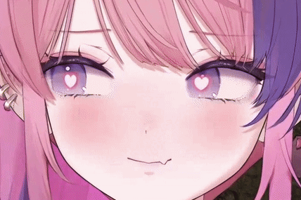 Ironmouse Heart Eyes GIF