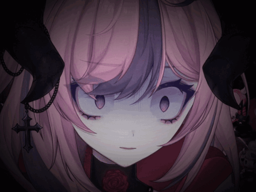 Ironmouse Scared Face GIF