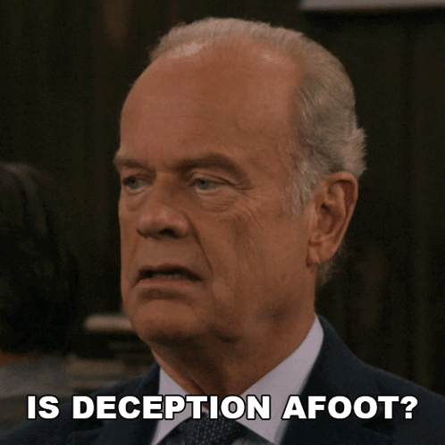 Is Deception Afoot Kelsey Grammer GIF
