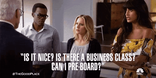 Is It Nice Is There A Business Class GIF