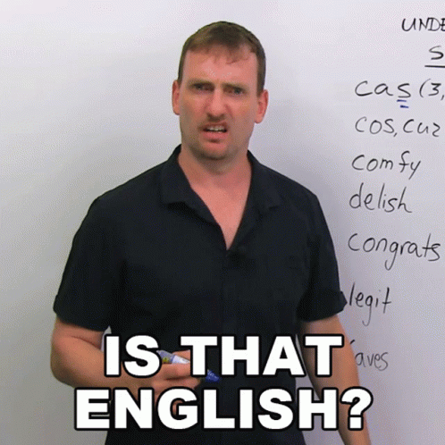 Is That English Adam GIF