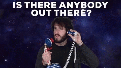 Is There Anybody Out There Telephone GIF. This 480 x 270 animated GIF is part of our hello is there anybody out there collection. View the original…