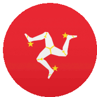 Isle Of Man Flags Sticker