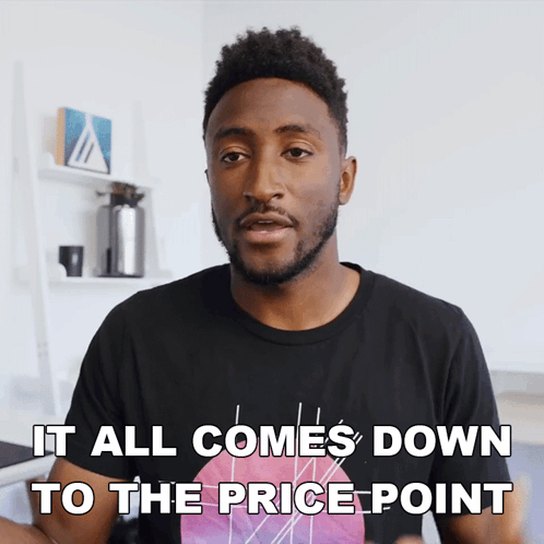 It All Comes Down To The Price Point Marques Brownlee GIF. This 498 x 498 animated GIF is part of our harvey price collection. Created by mkbhd. View the…