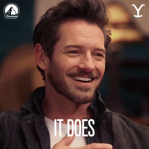 It Does Ian Bohen GIF. This 498 x 498 animated GIF is part of our ian bohen collection. Related themes include laugh, yeah. Created by YellowstoneTV. View…