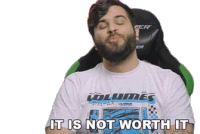 It Is Not Worth It Andrew Baena Sticker