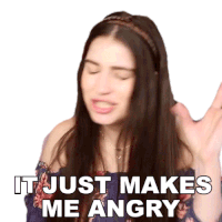 It Just Makes Me Angry Marissa Rachel Sticker