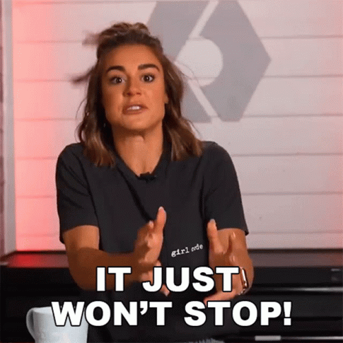 It Just Wont Stop Grace GIF. This 498 x 498 animated GIF is part of our just bleed collection. Created by thekingofrandom. View the original animation…