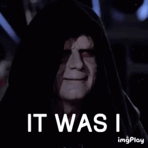 It Was I Emperor Palpatine GIF. This 498 x 498 animated GIF is part of our palpatine unlimited power collection. Created by kierank1. View the original…