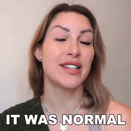 It Was Normal Tracy Kiss GIF