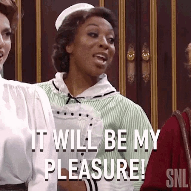 It Will Be My Pleasure Miss Fink GIF