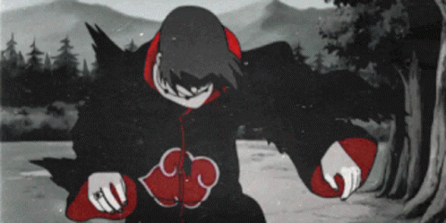 Itachi Uchiha Ninjutsu GIF