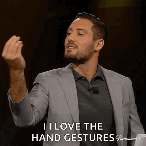 Italian Hand Gesture Nico Cantor GIF