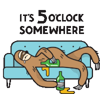 It'S 5 O'Clock Somewhere Sticker