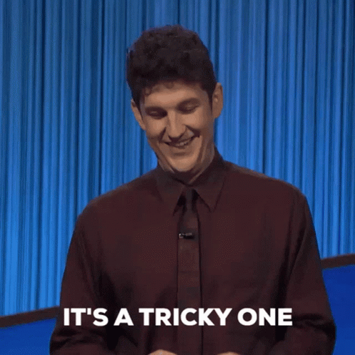 Its A Tricky One Tricky GIF. This 498 x 498 animated GIF is part of our jeopardy music collection. Created by jamie_shum. View the original animation, share…