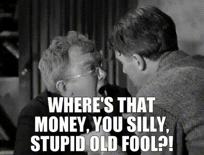 It’s A Wonderful Life George Bailey GIF. This 400 x 303 animated GIF is part of our stupid is as stupid does collection. Related themes include money…