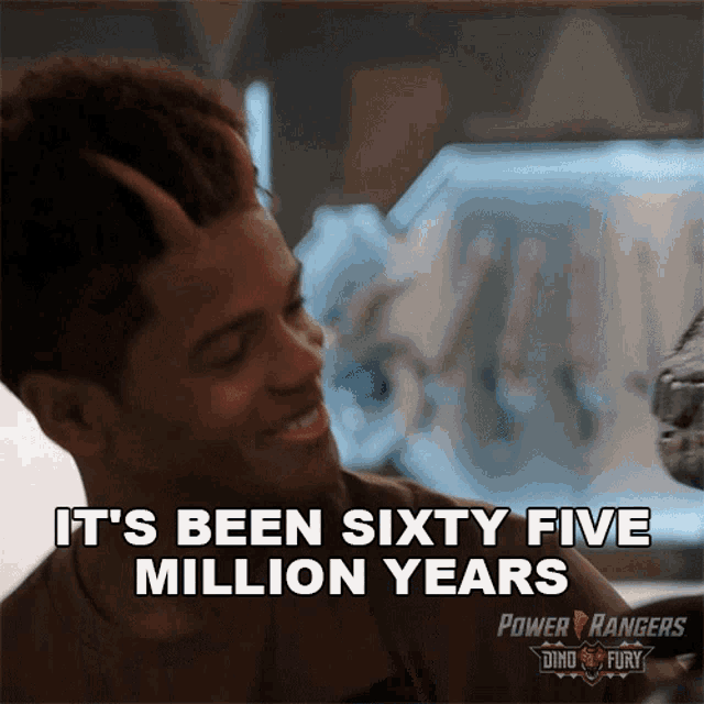 Its Been Sixty Five Million Years Dino Fury Gold Ranger GIF