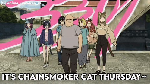 It'S Chainsmoker Cat Thursday Peak Thursday GIF