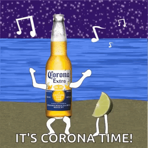 Its Corona Time Party Time GIF. This 498 x 498 animated GIF is part of our cerveza corona collection. Related themes include party, party time. Created by…