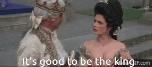 Its Good To Be The King GIF. This 498 x 219 animated GIF is part of our its good to be the king collection. Created by Clintre. View the original animation…