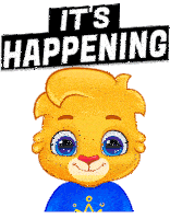 Its Happening Finally Sticker