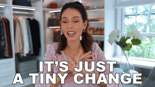 Its Just A Tiny Change Shea Whitney GIF