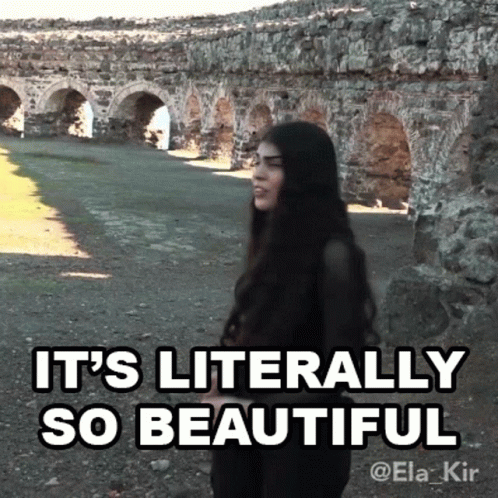 Its Literally So Beautiful Ela Kir GIF