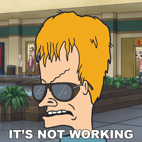 It'S Not Working Beavis GIF