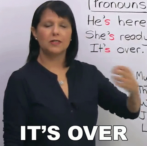 Its Over Rebecca GIF