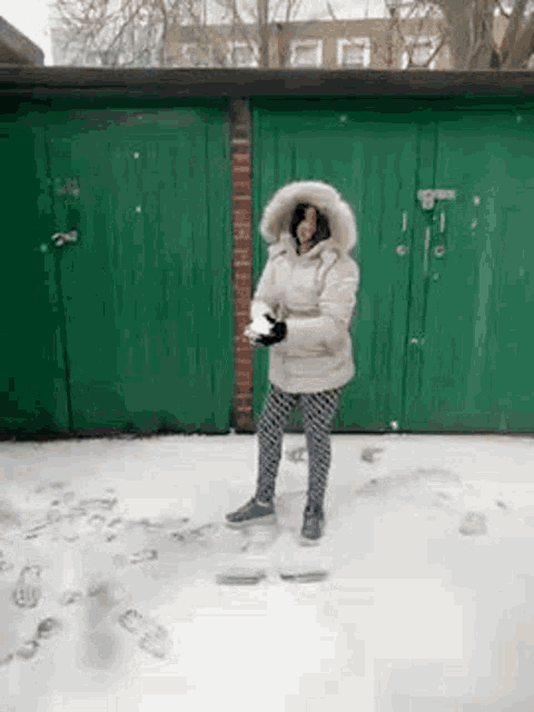 Its Snowing Snow GIF