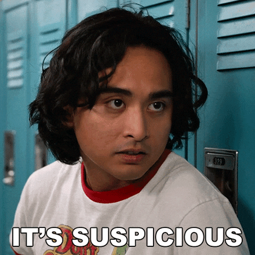 Its Suspicious Simon Elroy GIF