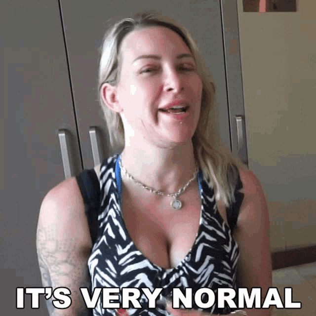 Its Very Normal Tracy Kiss GIF