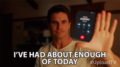 Ive Had About Enough Of Today Over It GIF