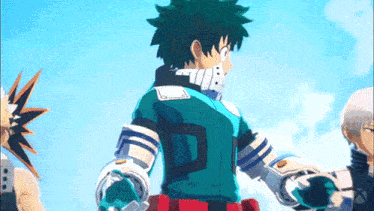 Izuku Midoriya Shoto Todoroki GIF