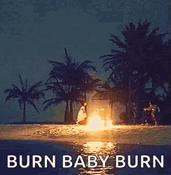 Jack Sparrow Burn Baby Burn GIF