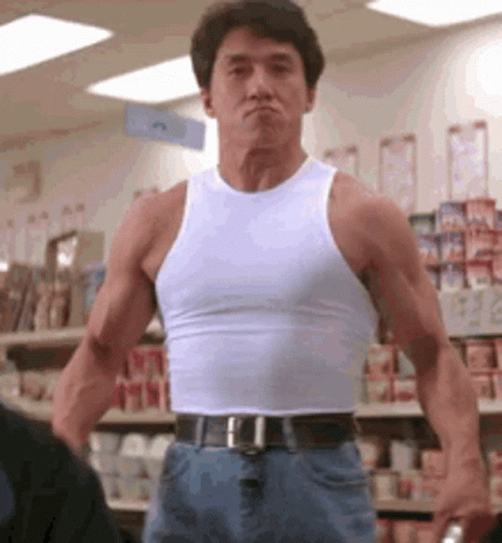 Jackie Chan GIF. This 460 x 498 animated GIF is part of our jackie chan confused collection. Created by hasher. View the original animation, share it, or…