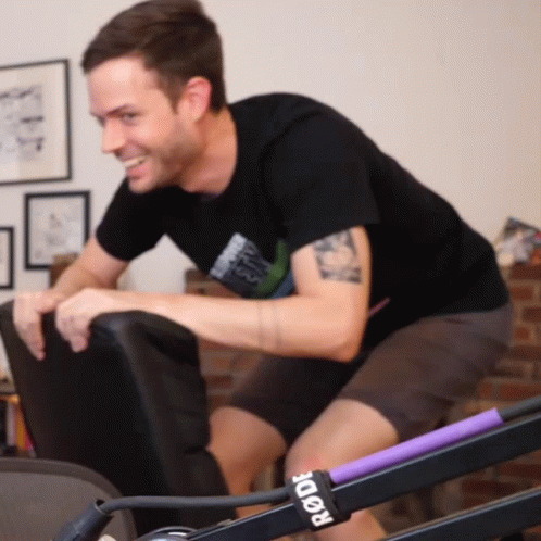 Jacob Andrews Spinning In Chair Secret Sleepover Society GIF
