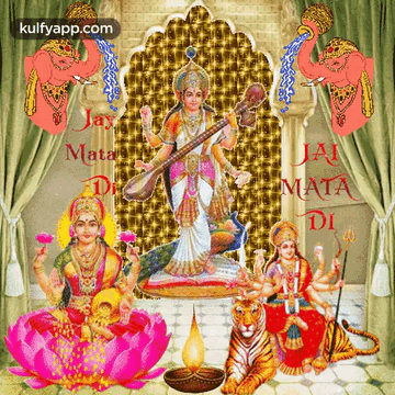 Jai Matha Di.Gif GIF. This 360 x 360 animated GIF is part of our lakshmi mata collection. Related themes include telugu. Created by kulfy. View the original…