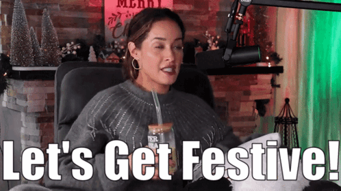 Jaina Lee Ortiz Lets Get Festive GIF