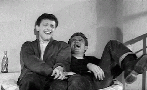 James Dean Laughing GIF. This 498 x 306 animated GIF is part of our james deen collection. Related themes include laughing, lol. Created by random333. View…