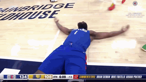 James Harden Snow Angel GIF