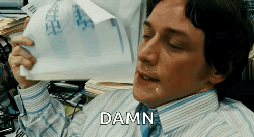 James Mcavoy Sweating GIF